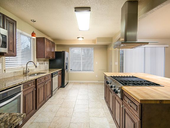 Large open kitchen with island