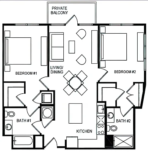 Floor plan 2A-L
