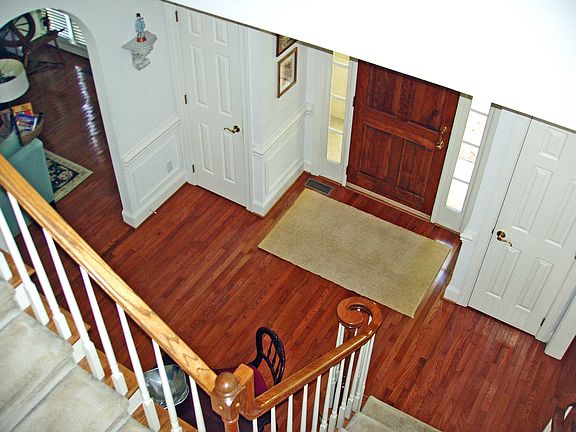 Entry from stairs
