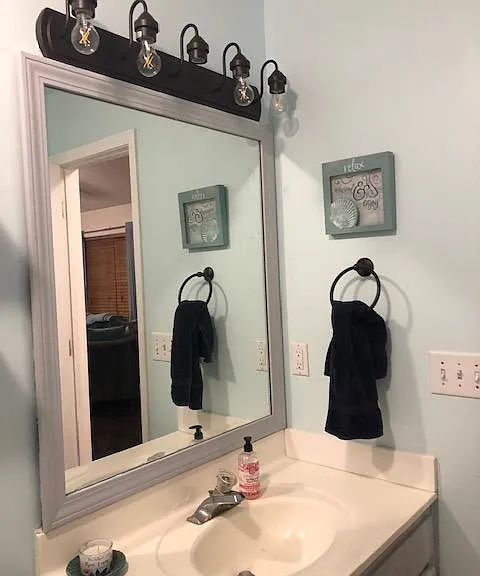 Hallway bathroom