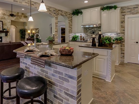 Kitchen open to family room