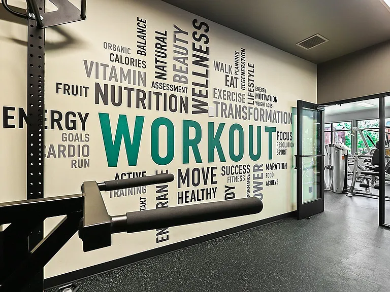 Energize your workout sessions in this state-of-the-art fitness center.