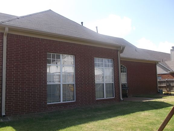 rear of home