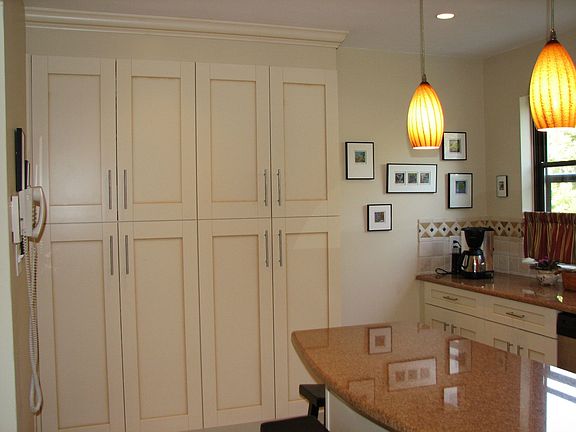 KITCHEN'S FLOOR TO CEILING PANTRY