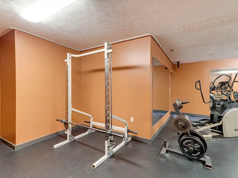 Lift at your own pace with a squat rack, free weights, and cardio options right on-site at our 24-hour Fitness Center.