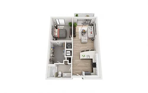 Floor plan D1B