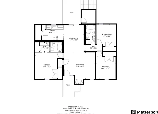 3 bed, 2.0 bath, 1183 sqft, $1,595 — Photo 2