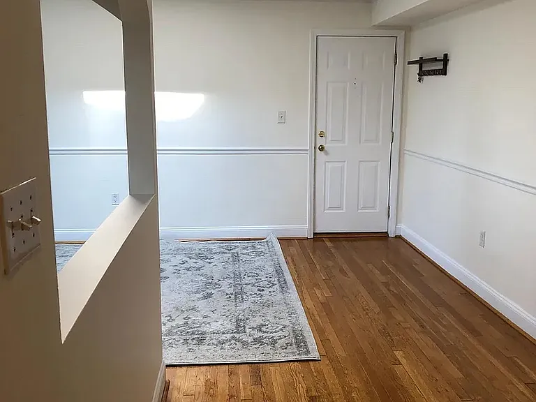 Current photo: hallway to front door