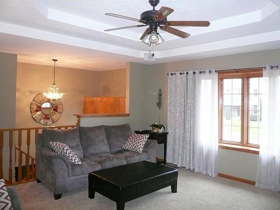 Opposite view of upper level living room.