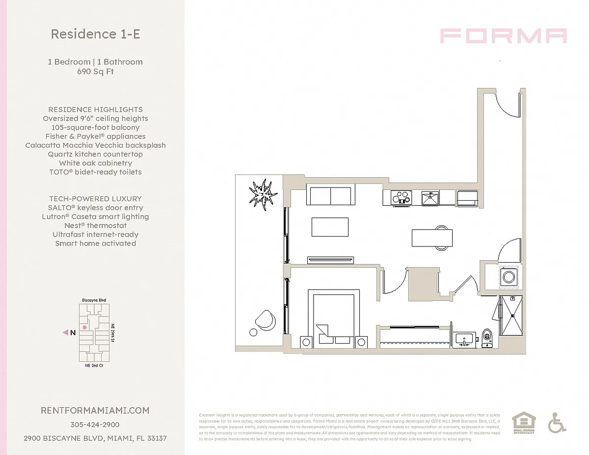 Floor plan 1-E