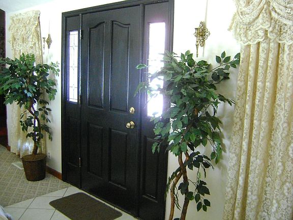 Front door from LR side