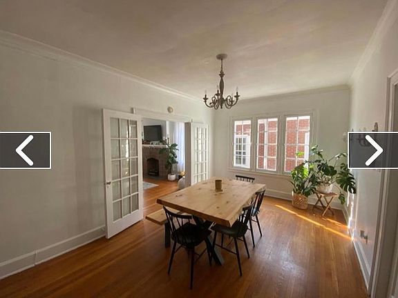 Spacious dining room