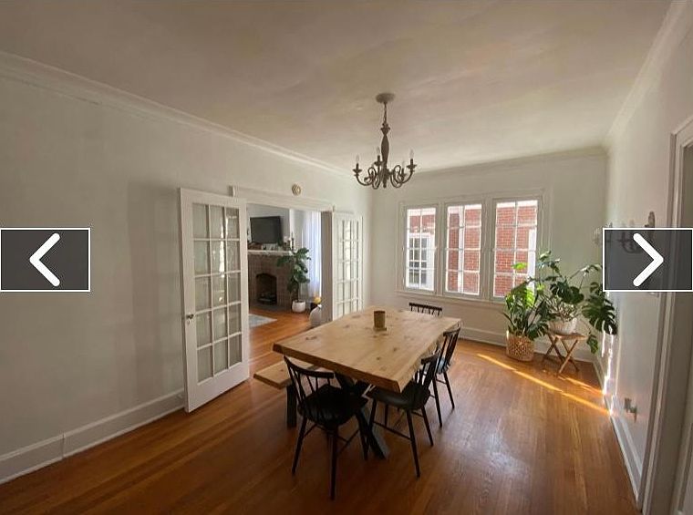Spacious dining room