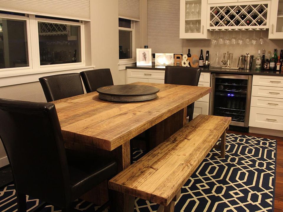 Dining room and dry bar