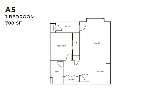 Floor plan 1X1 A5