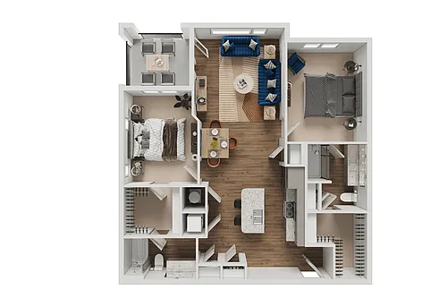 Floor plan The Mordecai