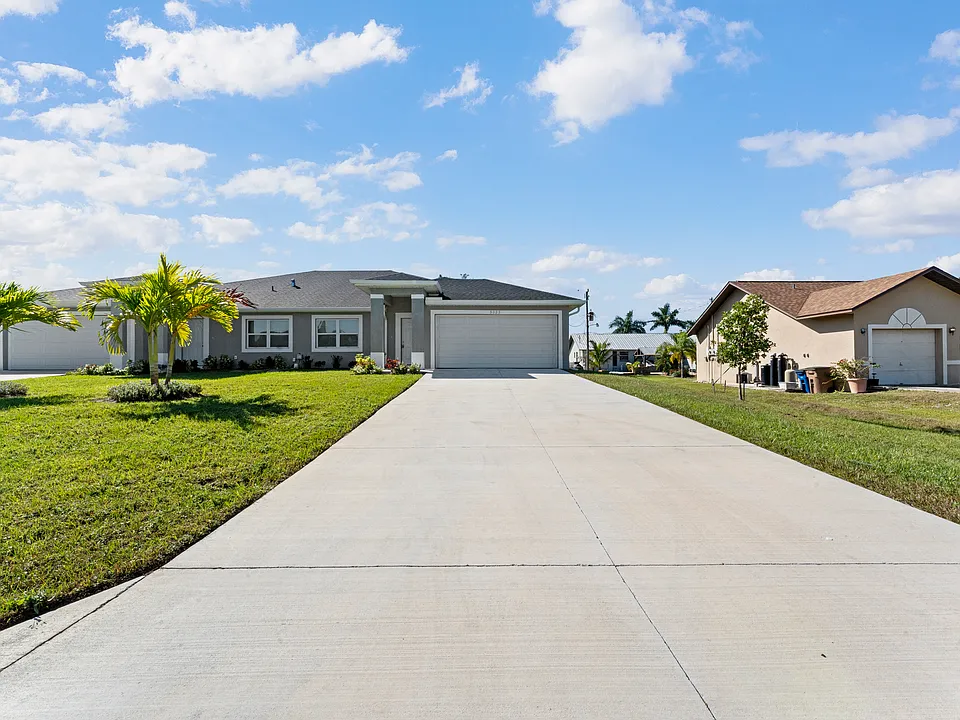 Large driveway
