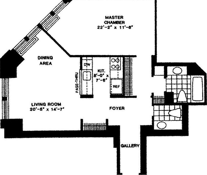 1st image of 150-156 W 56th St APT 3810