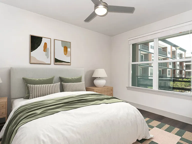 Bedroom with Hard Surface Flooring