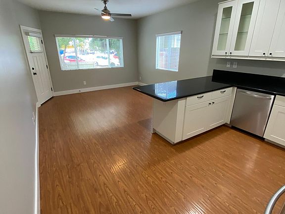 Kitchen Looking Into Living Area