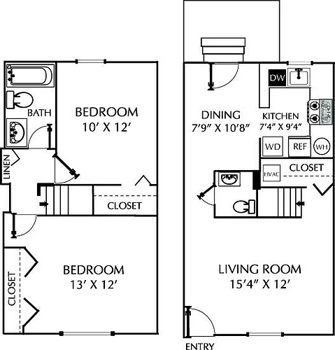 Floor plan Clearview Townhouse