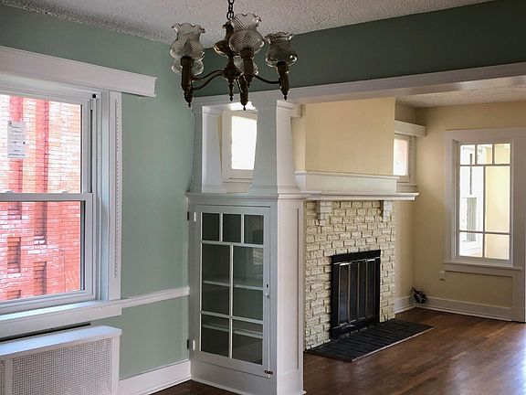 Dining room, living room with sunroom in the back