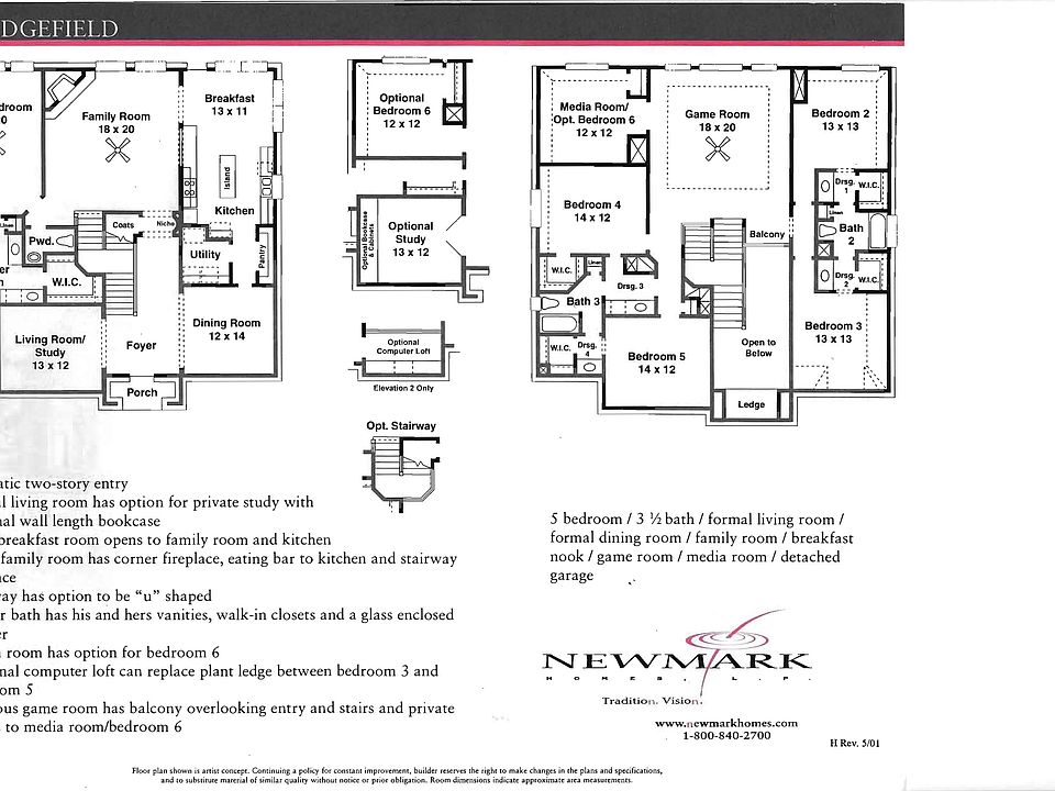 Newmark Homes Floor Plan