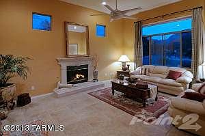 Formal Living room w/fireplace, mtn view
