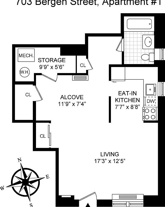 2nd image of 703 Bergen St #1