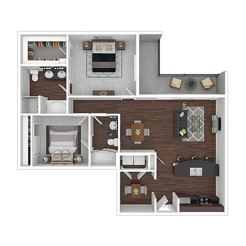 Floor plan B3