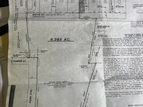 0 College St, Moores Hill, IN 47032