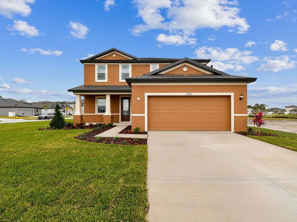 Saratoga new construction 2 car garage home plan by William Ryan Homes Tampa, FL