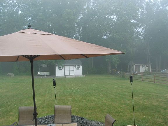 Large flat yard with shed w/electric