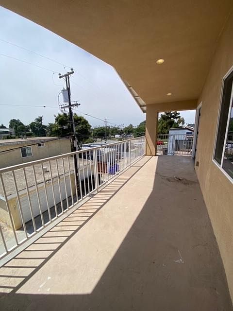 Balcony off Living Area. Water views to the Bay. Dimensions: 25ft x 7ft