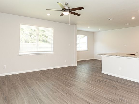 Family Room to Kitchen and Dining Area