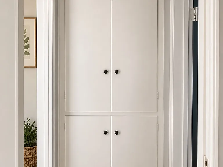 Hallway storage closet