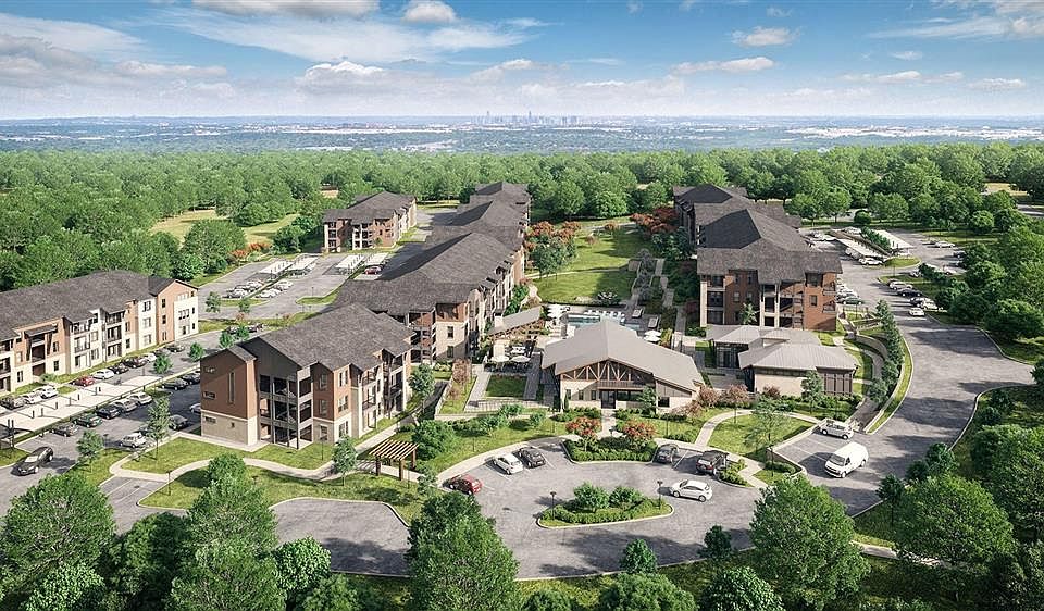 Aerial view of Cypress McKinney Falls