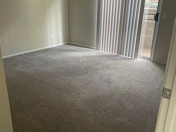 Bedroom with back porch