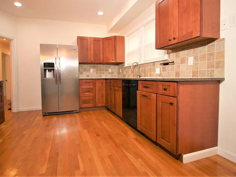 North wall of kitchen