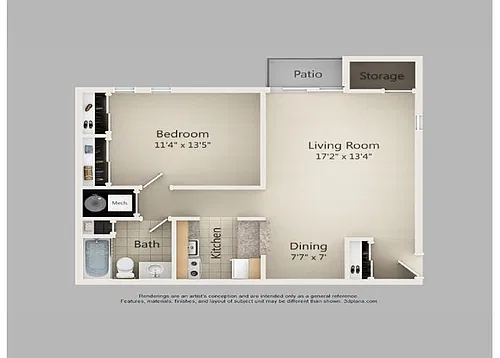 Floor plan B2