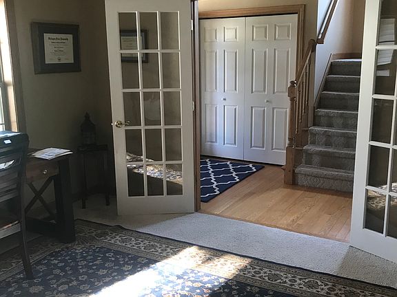 Front entry and office