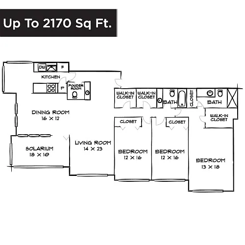 Floor plan Design 3B25