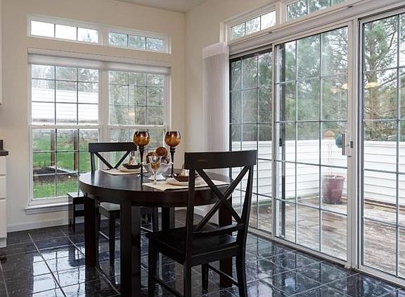 Breakfast room gives you the feel like you are sitting outside!