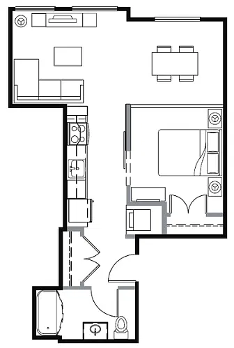 Floor plan A1C