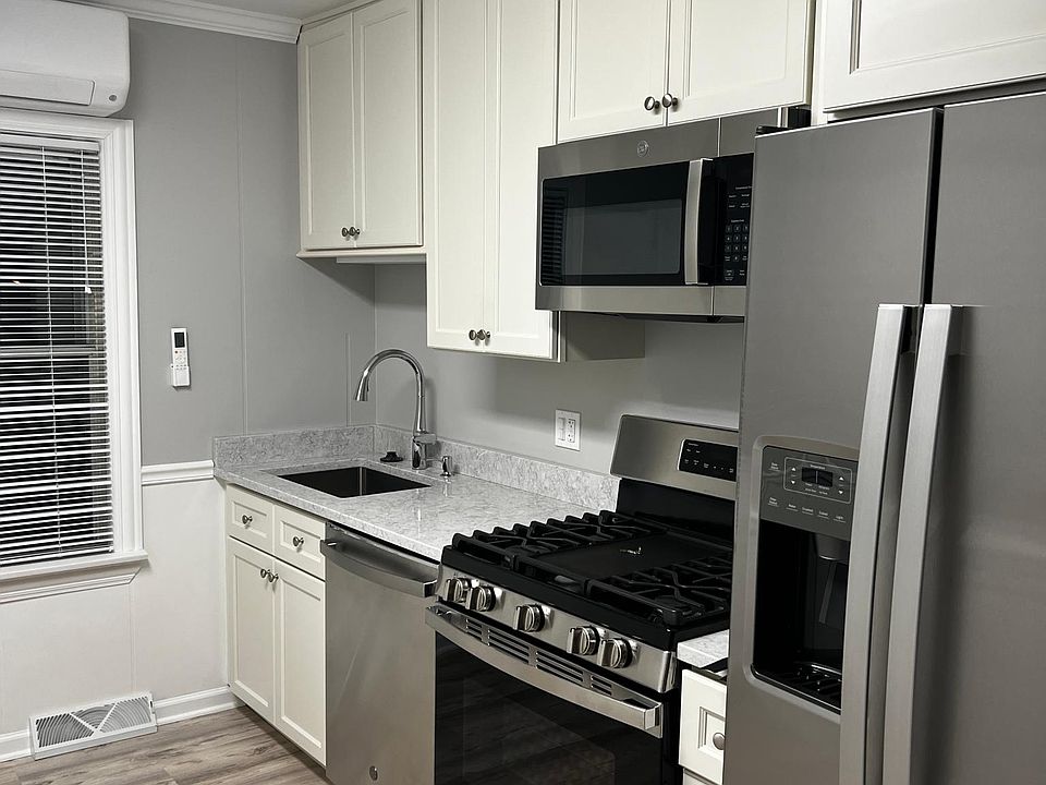 Dishwasher in the unit