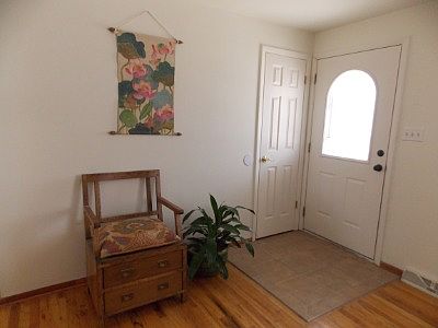 Tiled Entry and hardwoods!