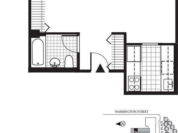 2nd image of 1 West St APT 2619