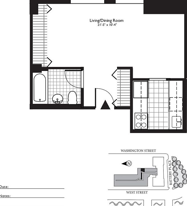 1st image of 1 West St APT 2819