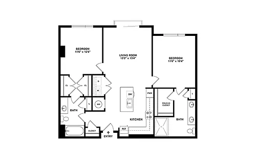 Floor plan B1