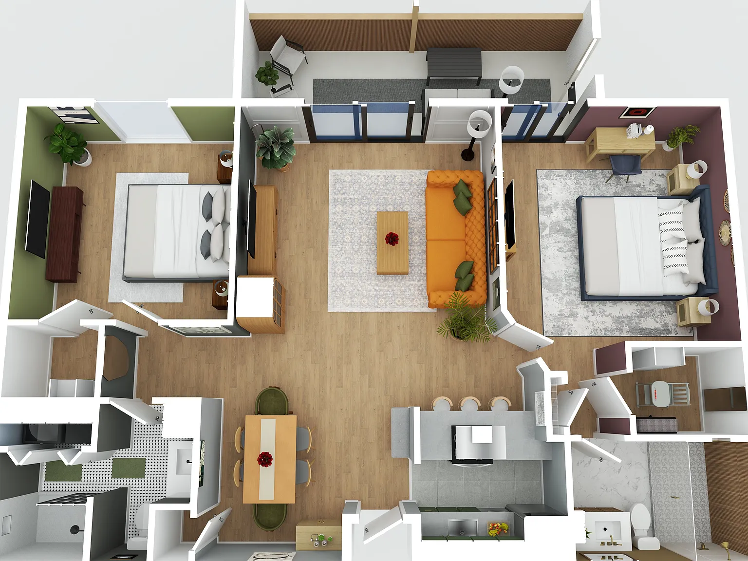 2 bed, 1092 sqft, $2,950 — Photo 3